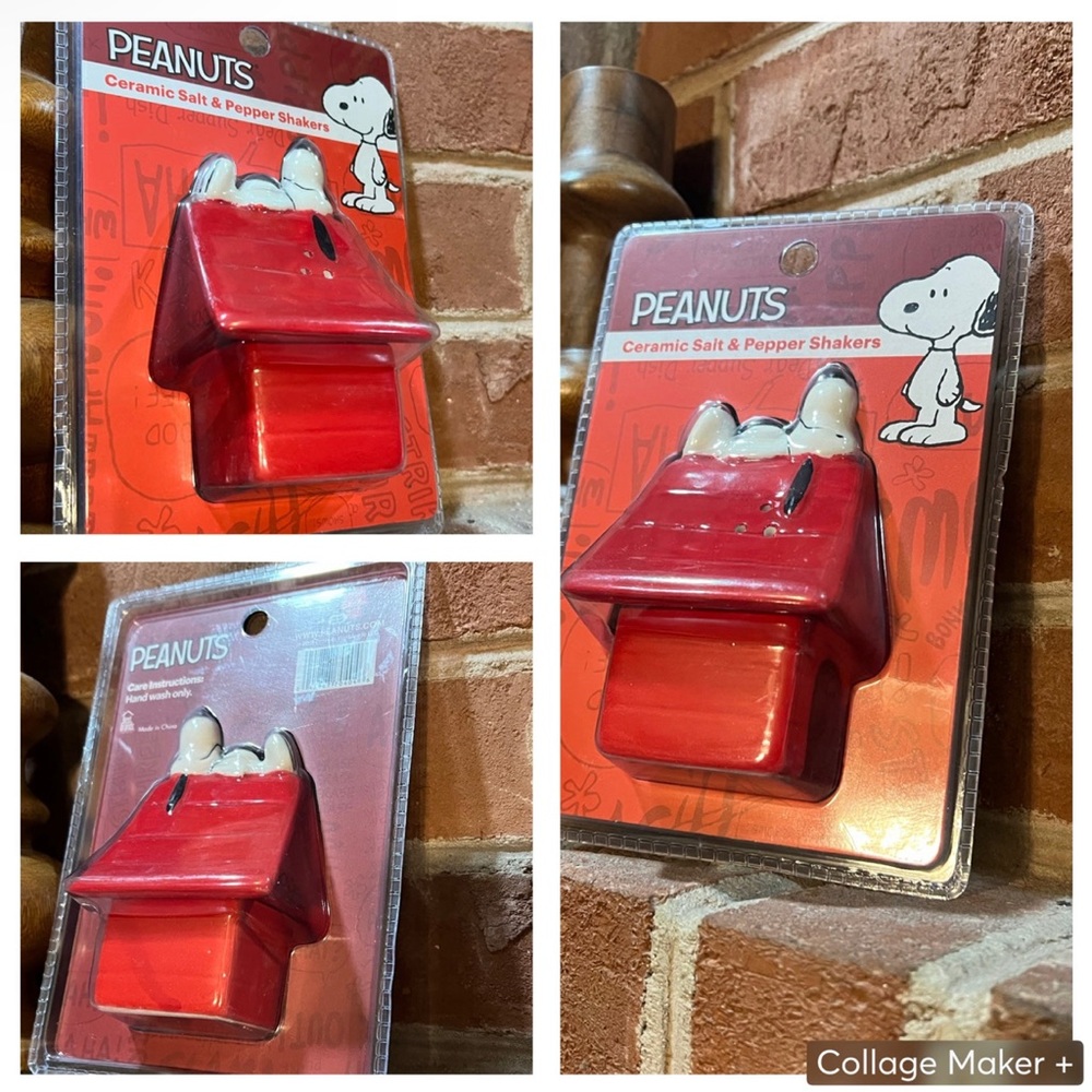 PEANUTS Ceramic Salt & Pepper Shakers